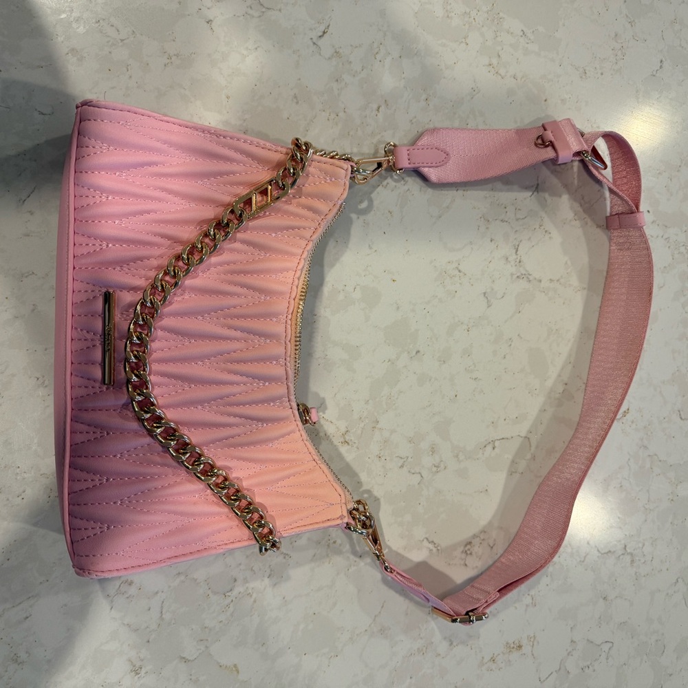 Aldo Pink Quilted Shoulder Bag (SOLD)